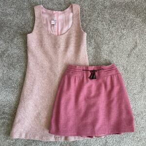 Best & Co Girls Size 12 Wool Jumper Dress & Skirt Lot - Made in italy